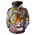 Donna Tigre - Felpa con cappuccio - Hoodie
