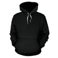 Back Print Black Bandana Pullover Hoodie